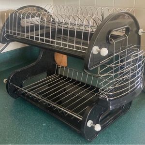 SOLD: 2-Tier Dish Drain Rack!!